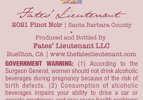 2021 Duvarita Vineyard Pinot Noir, Santa Barbara County — view 5